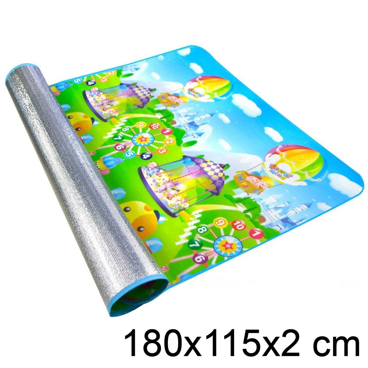 1200 Waterproof Single Side Baby Play Crawl Floor Mat for Kids Picnic School Home (Size 180 x 115) 1200 Waterproof Single Side Baby Play Crawl Floor Mat for Kids Picnic School Home (Size 180 x 115)